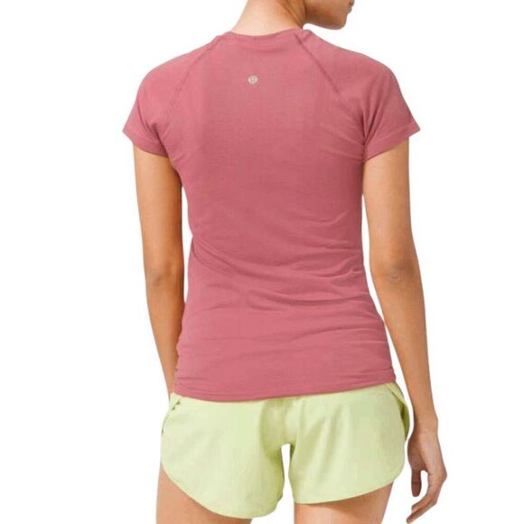 LULULEMON ATHLETICA Swiftly Tech Short Sleeve 2.0 in Brier Rose Size 2 - Picture 2 of 4